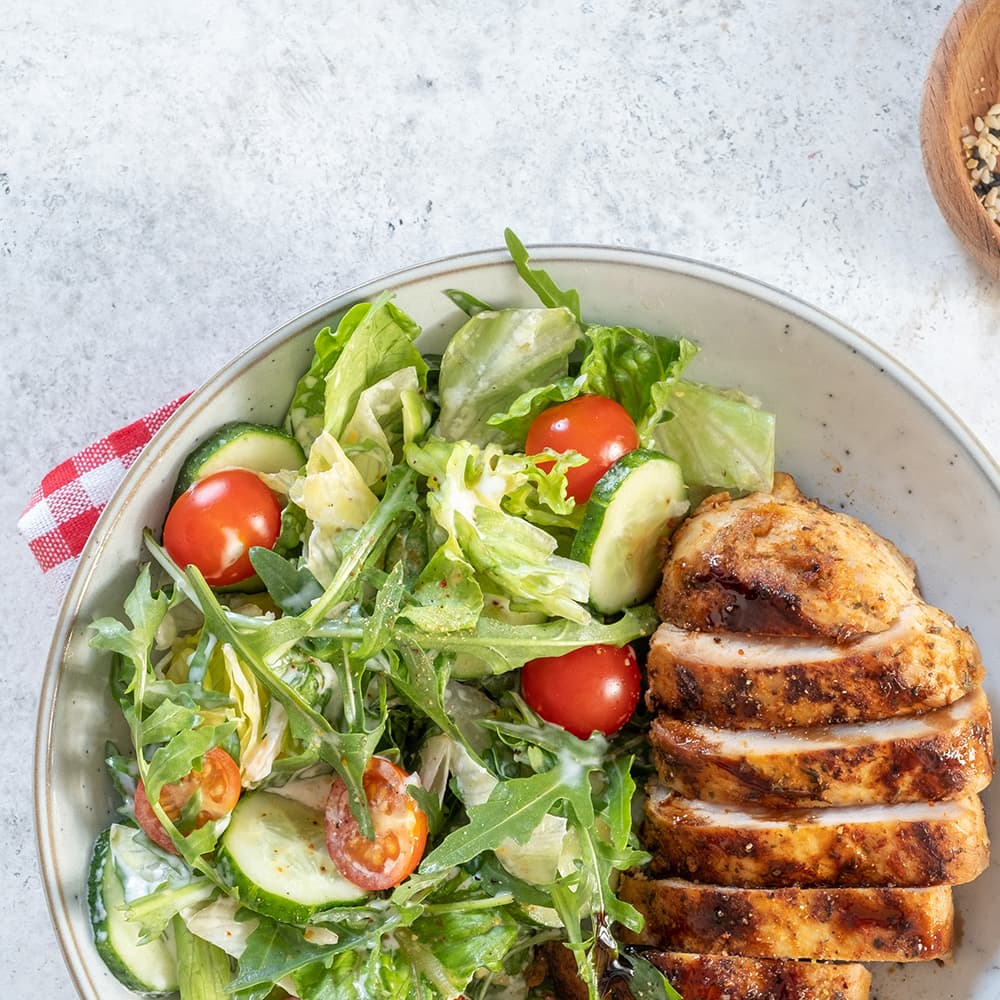 Healthy food in a bowl